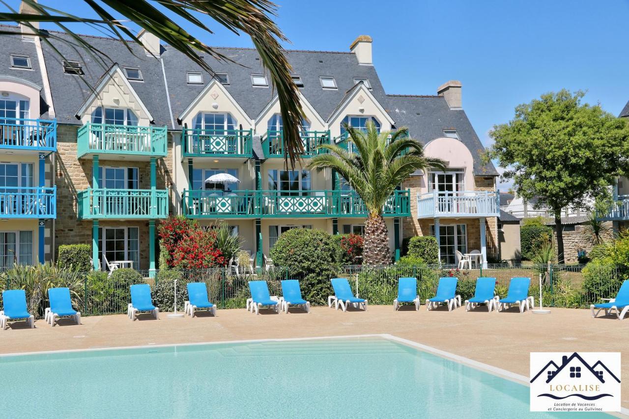 LocaLise au Guilvinec - A15 - Vue sur la mer la piscine et le jardin - Tout à pied, plages, port, centre, commerces, marché - Wifi inclus - Animaux bienvenus - Linge de lit inclus Exterior foto